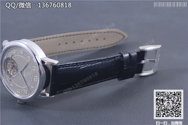 高仿朗格手表-A.Lange&Sohne 1815系列 银灰色字面 精钢表壳 陀飞轮手表