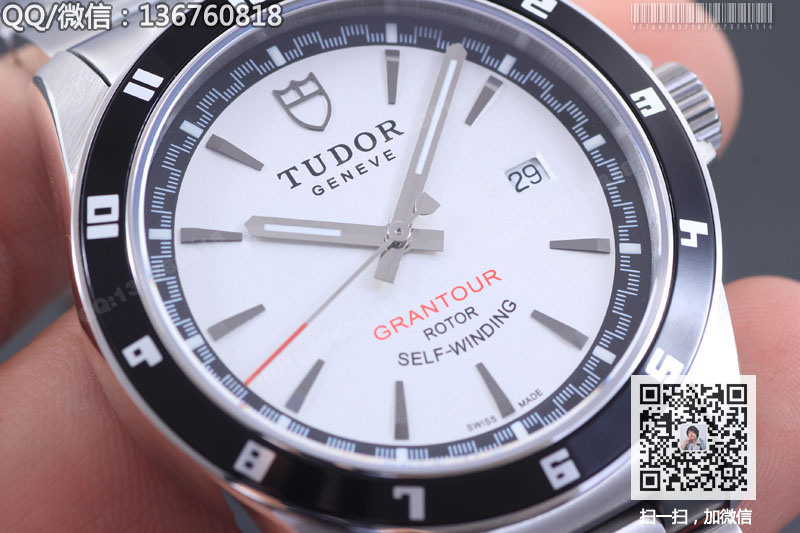 高仿帝舵手表-GRANTOUR系列20500N-95730白盘腕表