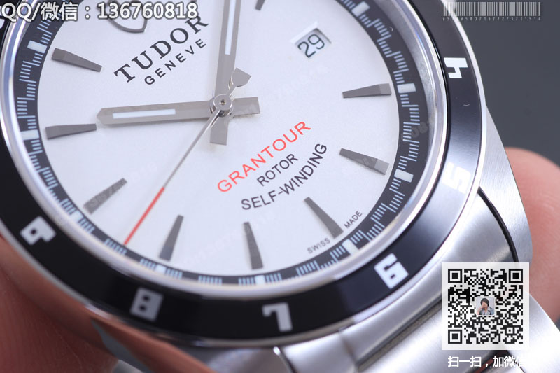 高仿帝舵手表-GRANTOUR系列20500N-95730白盘腕表