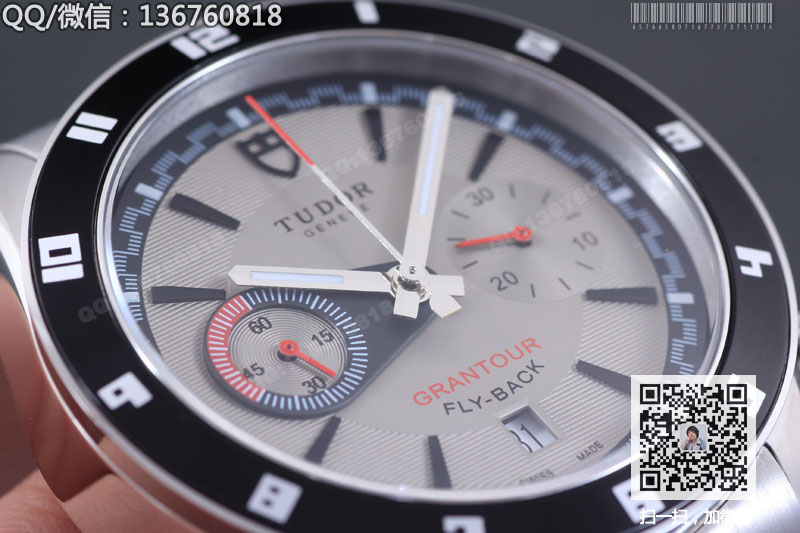 高仿帝舵手表-GRANTOUR系列20550N-95730灰盘自动机械腕表