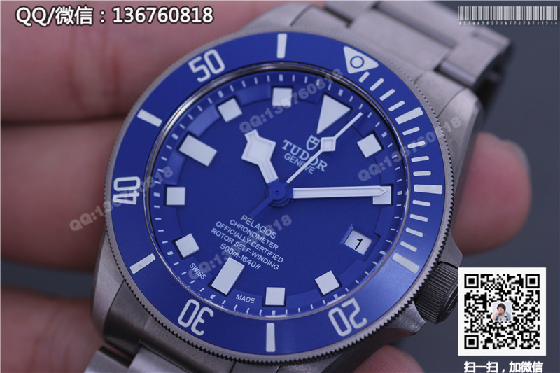 高仿帝舵手表-Tudor PELAGOS系列25600TB钛金属表带腕表