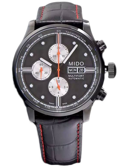 Mido美度舵手系列M005.614.37.051.01 PVD黑盘自动机械腕表